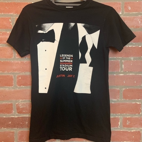 𝅺CONCERT T-shirt . Jay z and Justin Timberlake - Picture 1 of 4